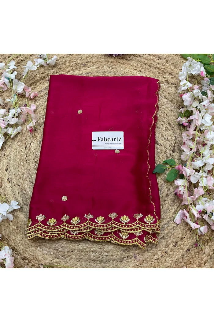 Beautiful Embroidery work Rangoli Dupatta for women | Only Dupatta Juhi Dup