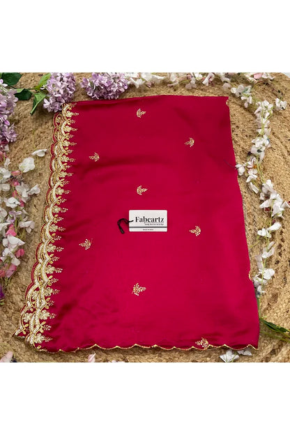 Beautiful Embroidery Work Rangoli Dupatta for women | Only Dupatta Veona Dup GT