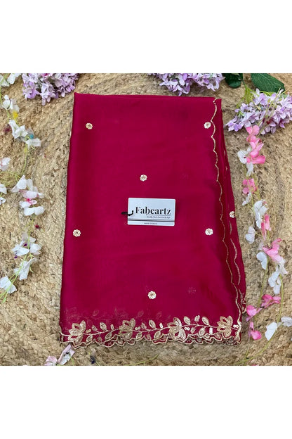 Beautiful Embroidery work Rangoli Dupatta for women | Only Dupatta BiliPatra Dup