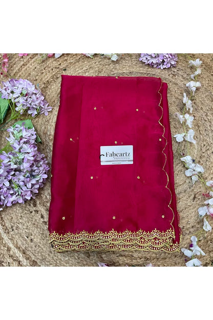 Beautiful Embroidery work Rangoli Dupatta for women | Only Dupatta Ishita Dup