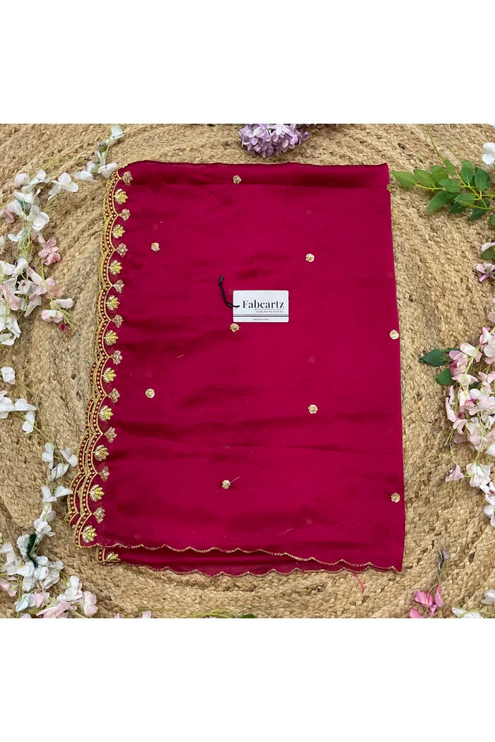 Beautiful Embroidery work Rangoli Dupatta for women | Only Dupatta Juhi Dup