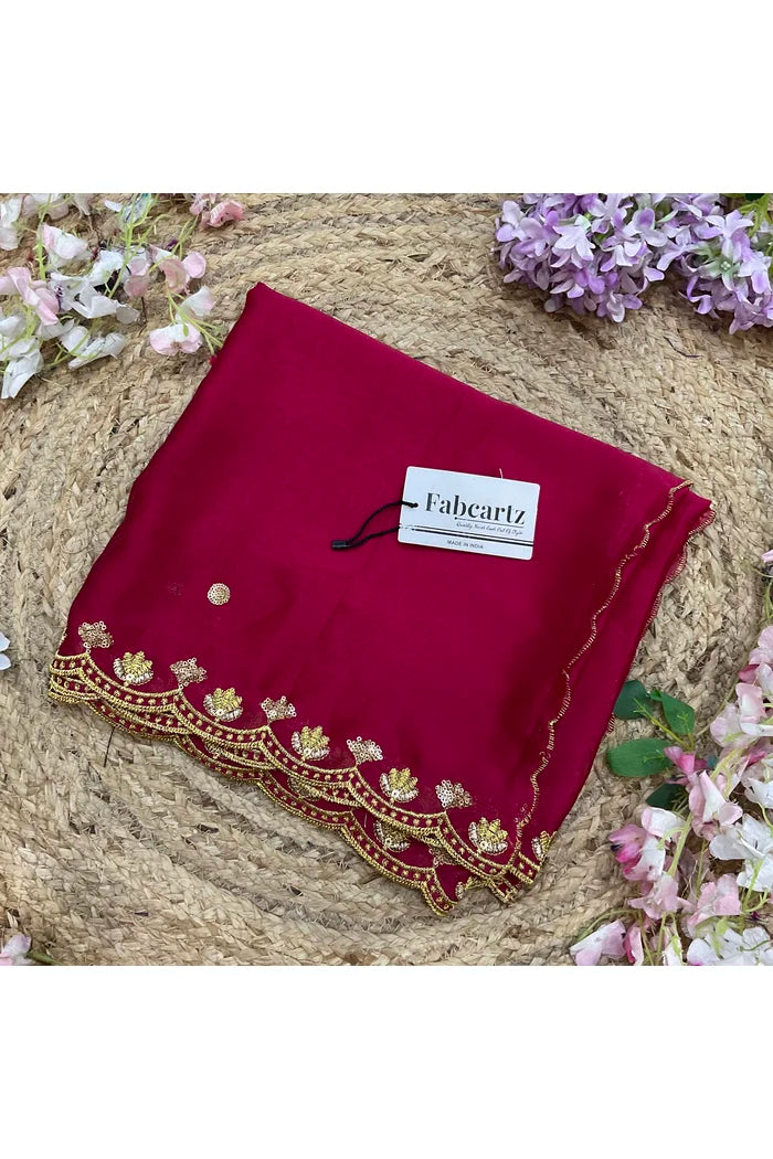 Beautiful Embroidery work Rangoli Dupatta for women | Only Dupatta Juhi Dup