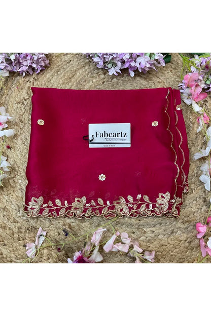 Beautiful Embroidery work Rangoli Dupatta for women | Only Dupatta BiliPatra Dup