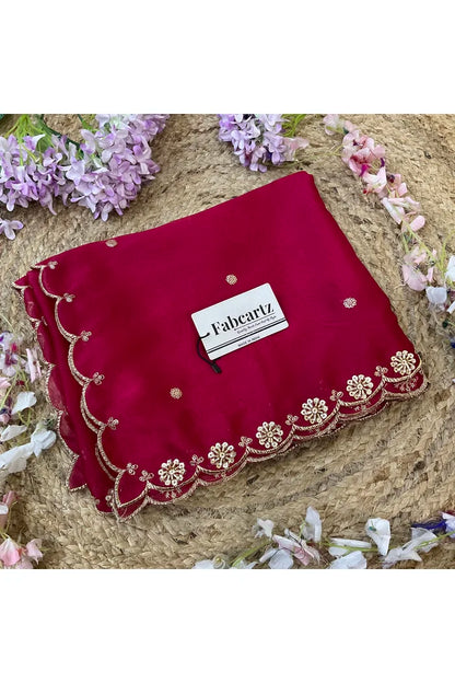 Beautiful Hand work and Beads work Rangoli Dupatta for women | Only Dupatta Dharani Dup