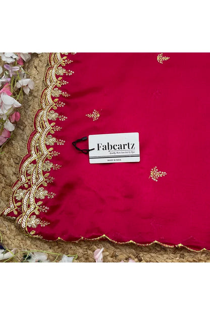 Beautiful Embroidery Work Rangoli Dupatta for women | Only Dupatta Veona Dup GT