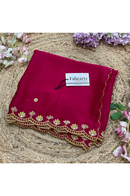 Beautiful Embroidery work Rangoli Dupatta for women | Only Dupatta Juhi Dup