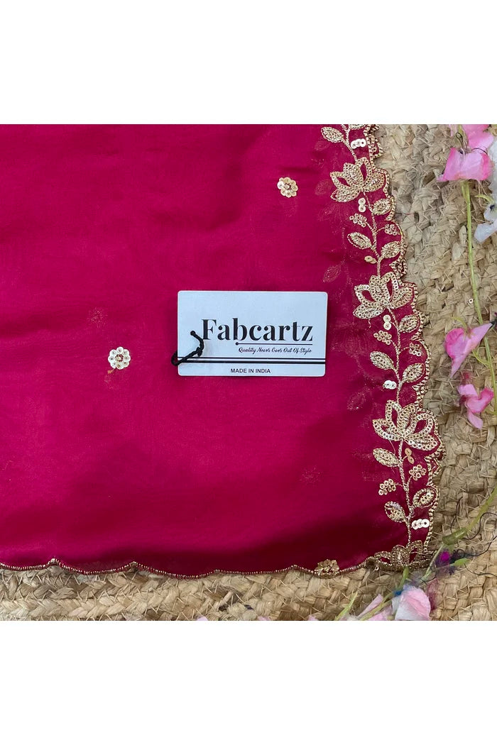 Beautiful Embroidery work Rangoli Dupatta for women | Only Dupatta BiliPatra Dup