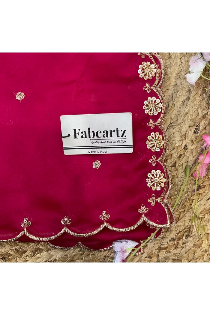 Beautiful Hand work and Beads work Rangoli Dupatta for women | Only Dupatta Dharani Dup