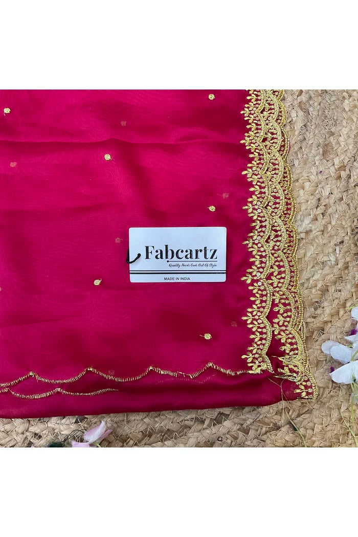 Beautiful Embroidery work Rangoli Dupatta for women | Only Dupatta Ishita Dup