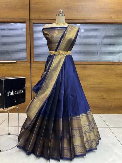 South Indian Festival Traditional Half Saree (NarayanPet)