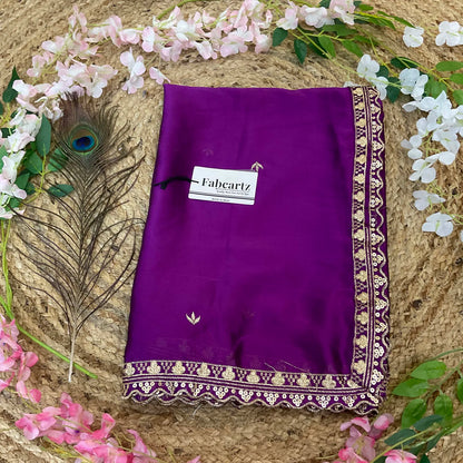 OyeDup Beautiful Embroidery work Rangoli Dupatta for women | Only Dupatta