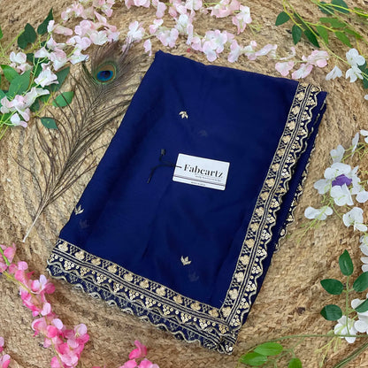 OyeDup Beautiful Embroidery work Rangoli Dupatta for women | Only Dupatta