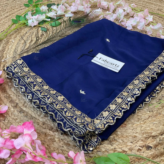 OyeDup Beautiful Embroidery work Rangoli Dupatta for women | Only Dupatta