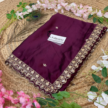 OyeDup Beautiful Embroidery work Rangoli Dupatta for women | Only Dupatta