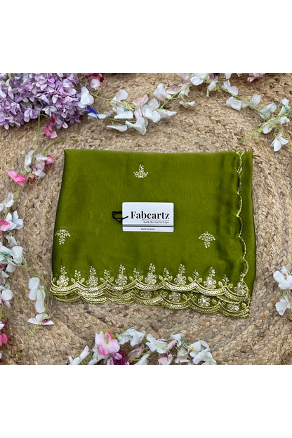 Beautiful Embroidery Work Rangoli Dupatta for women | Only Dupatta Veona Dup GT