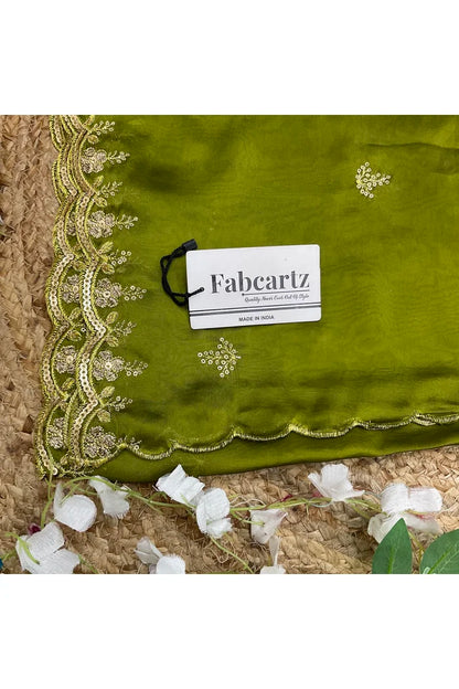 Beautiful Embroidery Work Rangoli Dupatta for women | Only Dupatta Veona Dup GT