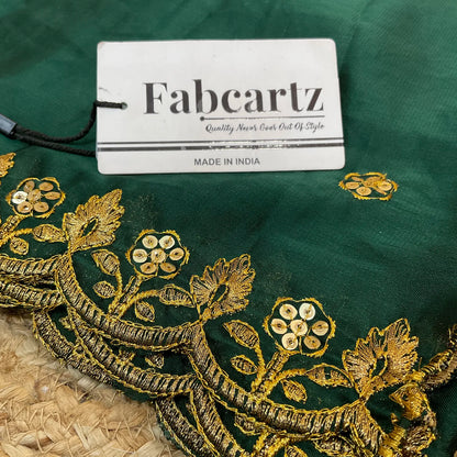 PihuSudhaDup Beautiful Embroidery work Rangoli Dupatta for women | Only Dupatta