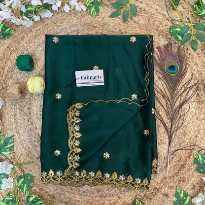 PihuSudhaDup Beautiful Embroidery work Rangoli Dupatta for women | Only Dupatta