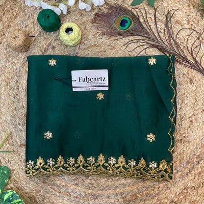 PihuSudhaDup Beautiful Embroidery work Rangoli Dupatta for women | Only Dupatta