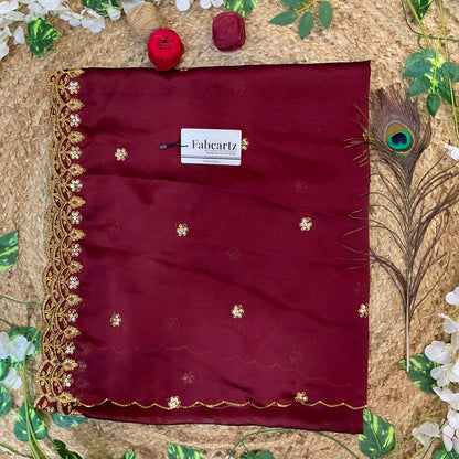 PihuSudhaDup Beautiful Embroidery work Rangoli Dupatta for women | Only Dupatta