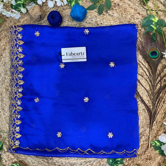 PihuSudhaDup Beautiful Embroidery work Rangoli Dupatta for women | Only Dupatta