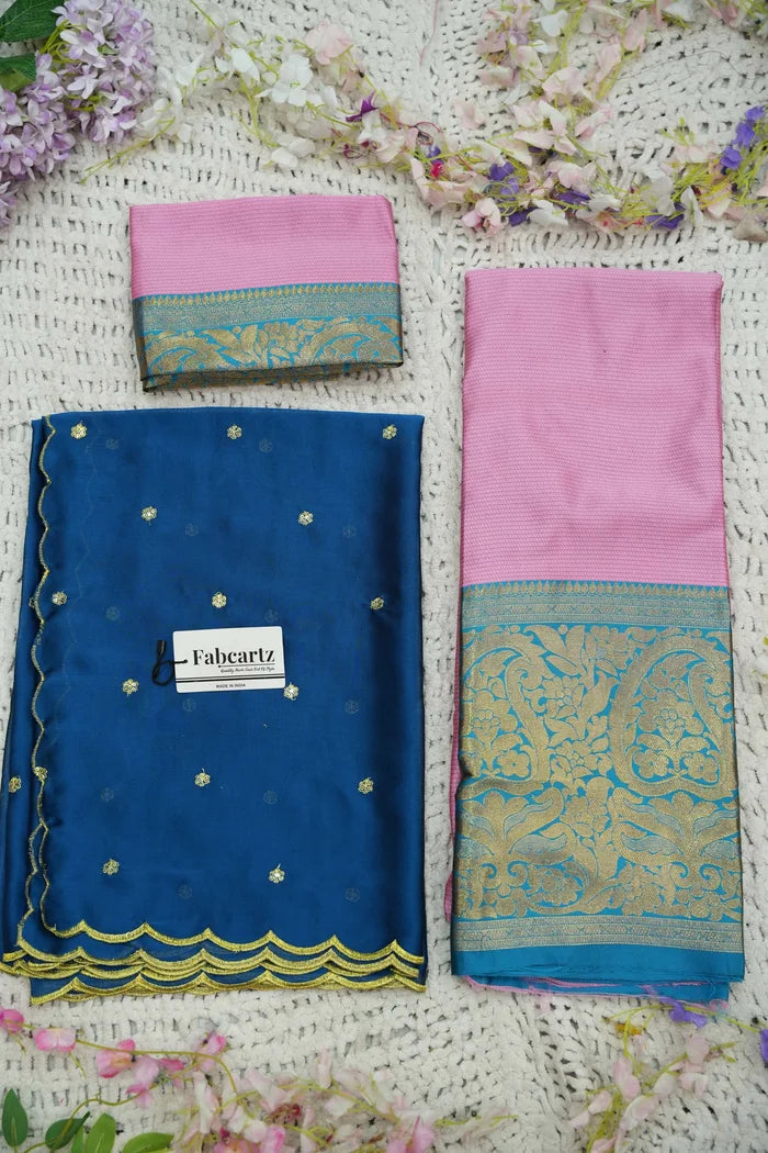 దక్షిణ భారత పండుగ సాంప్రదాయ హాఫ్ చీర (ఆర్వి) 