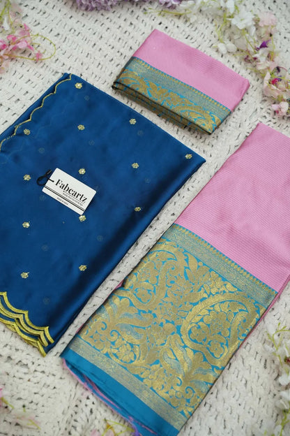 దక్షిణ భారత పండుగ సాంప్రదాయ హాఫ్ చీర (ఆర్వి) 