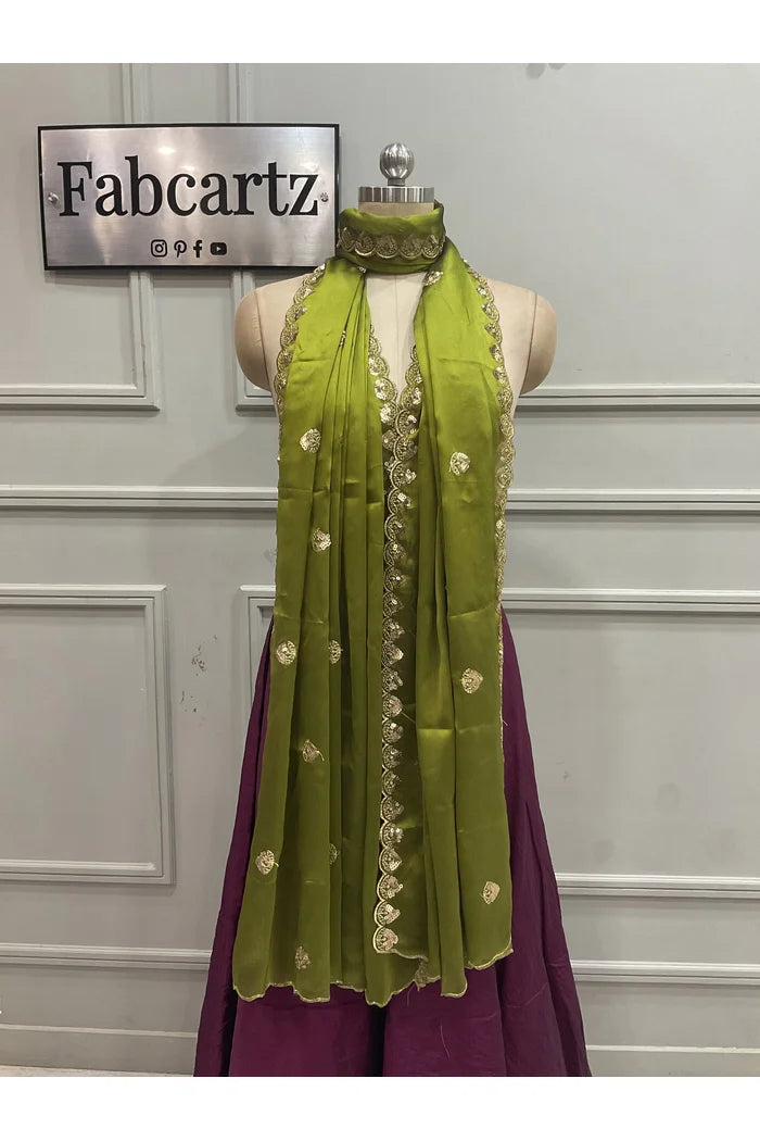 Beautiful Embroidery work Rangoli Dupatta for women | Only Dupatta Satyabhumi Dup