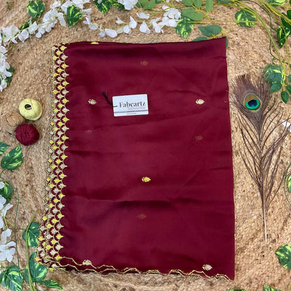 PranaviDup Beautiful Embroidery work Rangoli Dupatta for women | Only Dupatta
