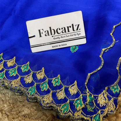 PranaviDup Beautiful Embroidery work Rangoli Dupatta for women | Only Dupatta