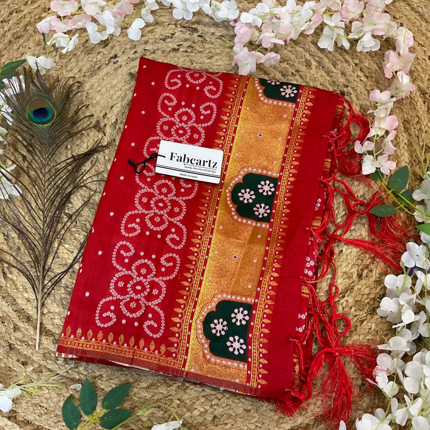 PrekshuDup Beautiful Jacquard Woven Design Dupatta for women | Only Dupatta