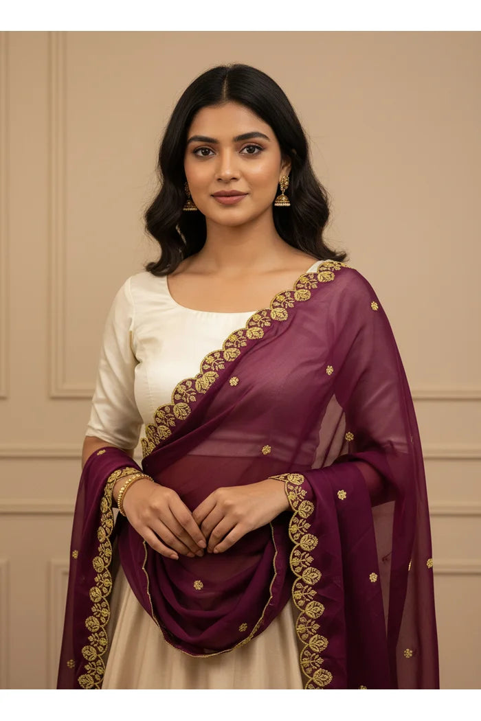 Beautiful Embroidery work Rangoli Dupatta for women | Only Dupatta Starwars Dup