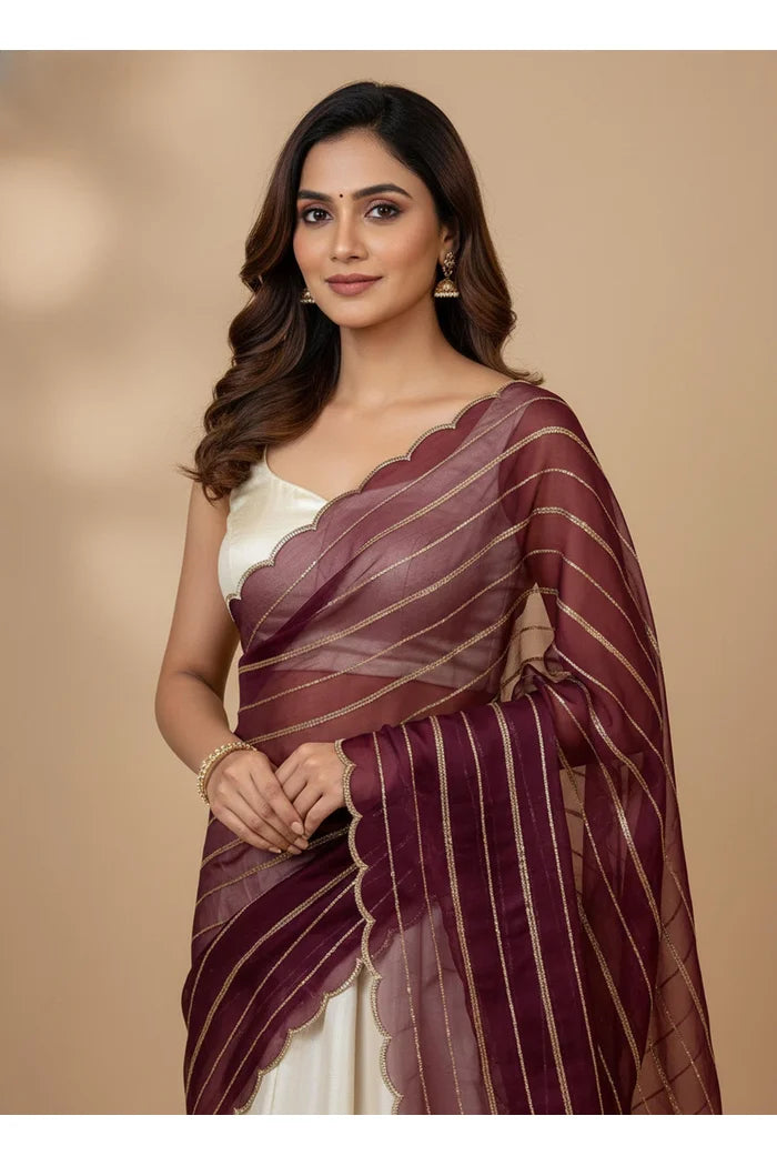 Beautiful Embroidery work Rangoli Dupatta for women | Only Dupatta Hyderabadi Dup