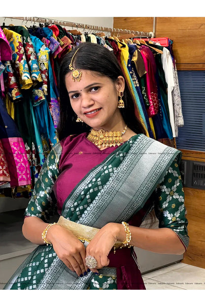 JanjalPAttu South Indian Festival Traditional Half Saree