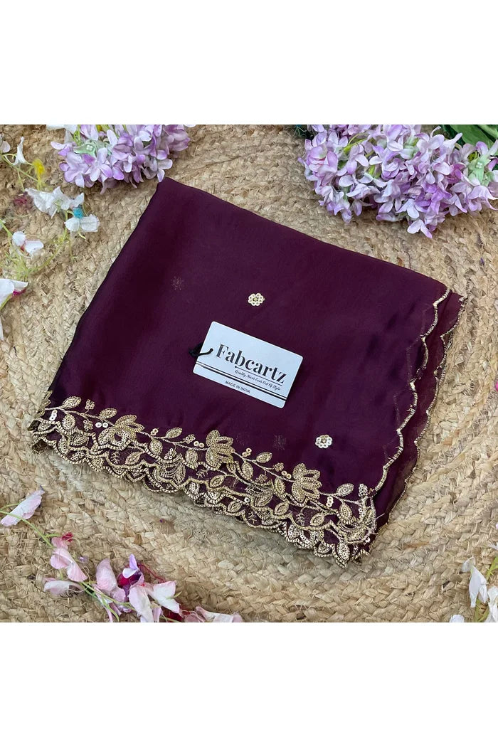 Beautiful Embroidery work Rangoli Dupatta for women | Only Dupatta BiliPatra Dup