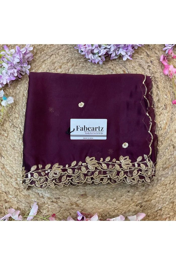 Beautiful Embroidery work Rangoli Dupatta for women | Only Dupatta BiliPatra Dup