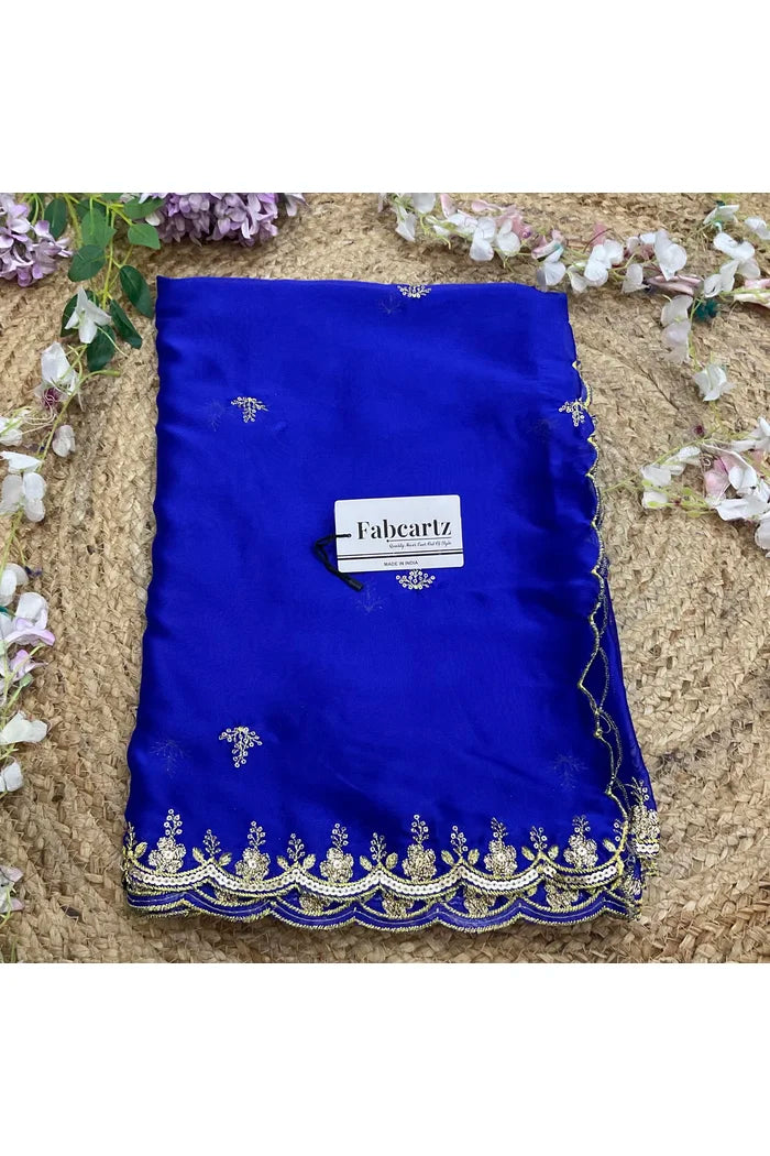 Beautiful Embroidery Work Rangoli Dupatta for women | Only Dupatta Veona Dup GT