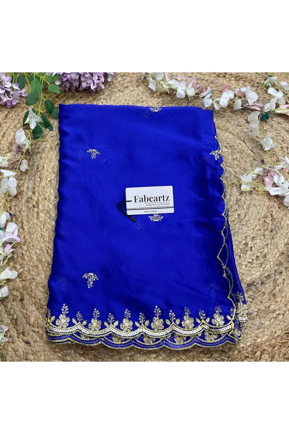 Beautiful Embroidery Work Rangoli Dupatta for women | Only Dupatta Veona Dup GT