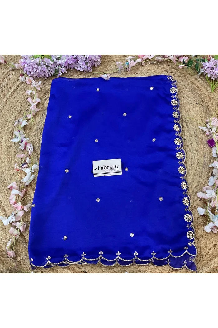 Beautiful Hand work and Beads work Rangoli Dupatta for women | Only Dupatta Dharani Dup