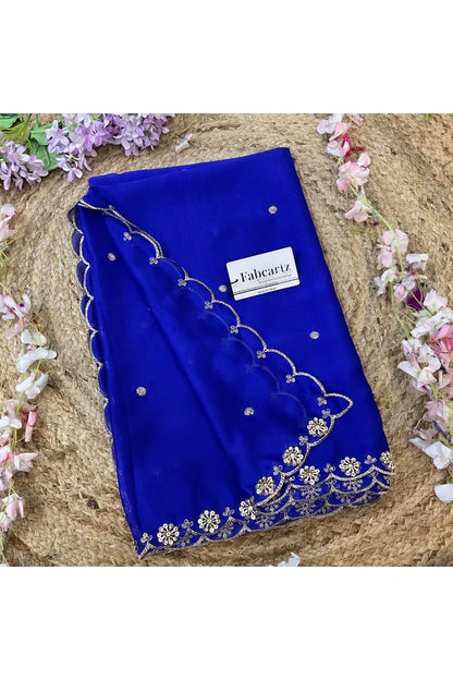 Beautiful Hand work and Beads work Rangoli Dupatta for women | Only Dupatta Dharani Dup
