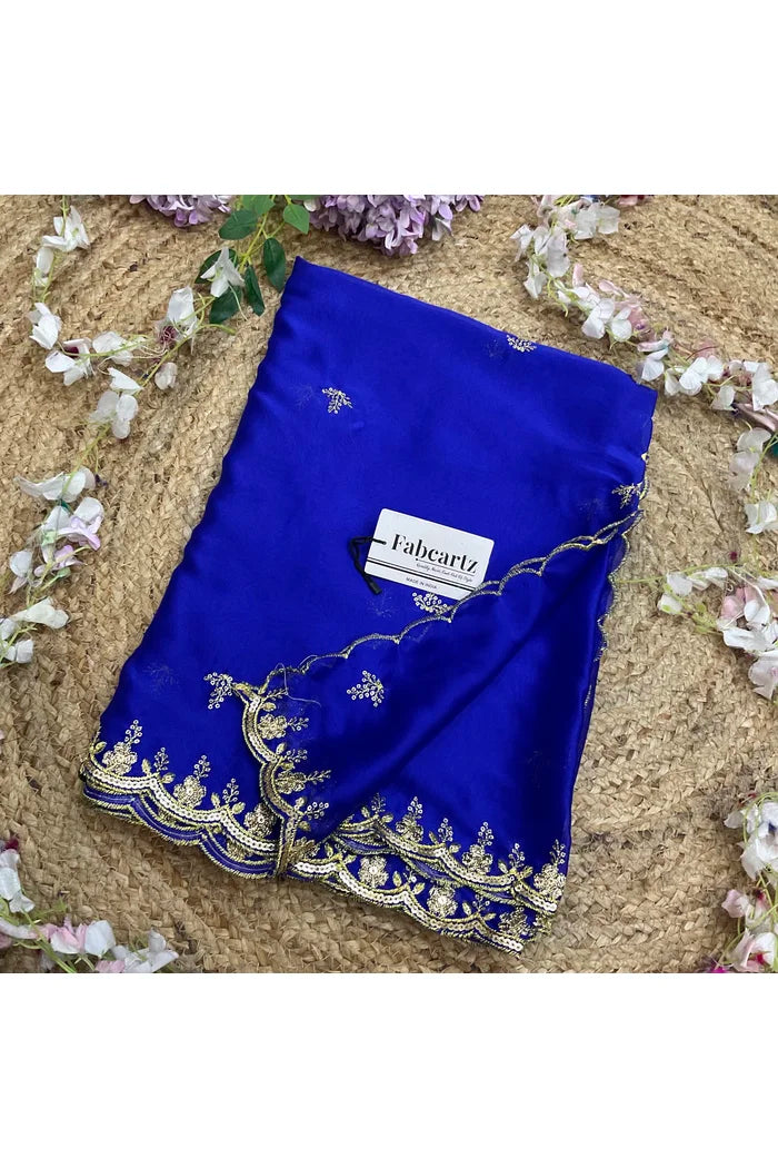 Beautiful Embroidery Work Rangoli Dupatta for women | Only Dupatta Veona Dup GT