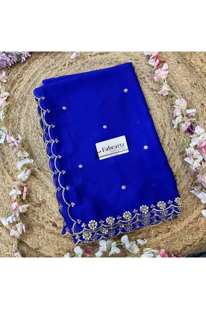 Beautiful Hand work and Beads work Rangoli Dupatta for women | Only Dupatta Dharani Dup