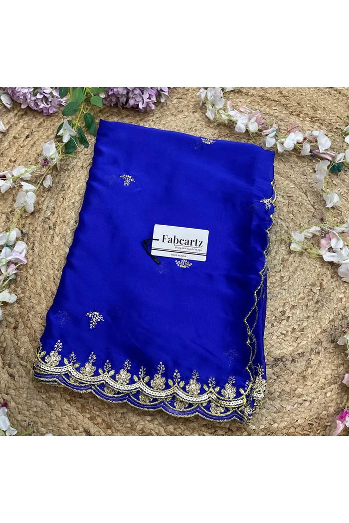 Beautiful Embroidery Work Rangoli Dupatta for women | Only Dupatta Veona Dup GT