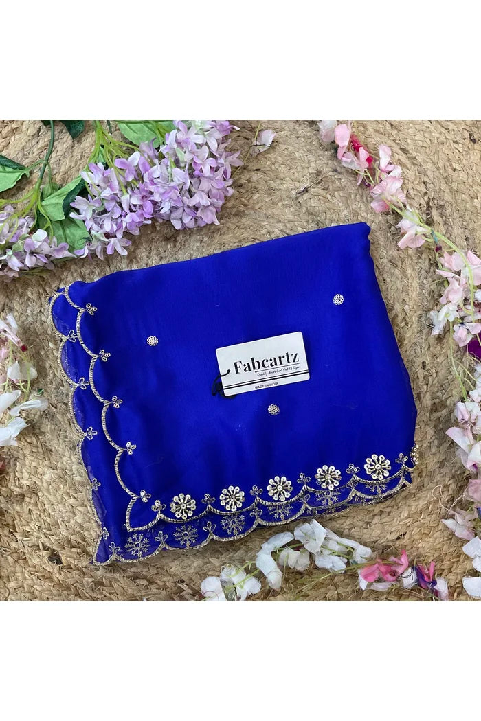 Beautiful Hand work and Beads work Rangoli Dupatta for women | Only Dupatta Dharani Dup