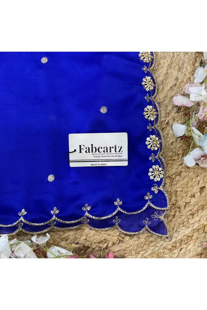 Beautiful Hand work and Beads work Rangoli Dupatta for women | Only Dupatta Dharani Dup