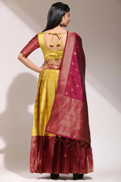 South Indian Festival Traditional Half Saree (VedPattu)