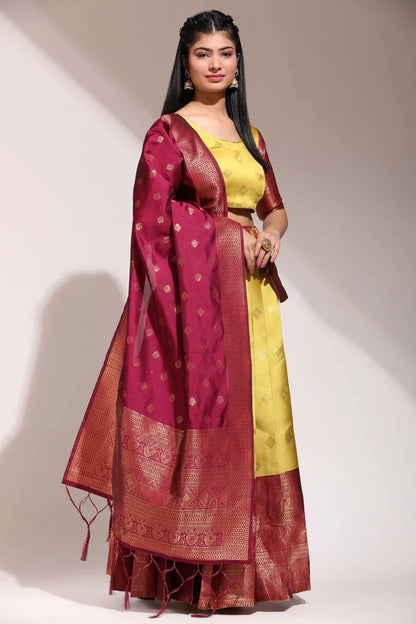 South Indian Festival Traditional Half Saree (VedPattu)