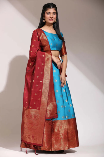 South Indian Festival Traditional Half Saree (VedPattu)