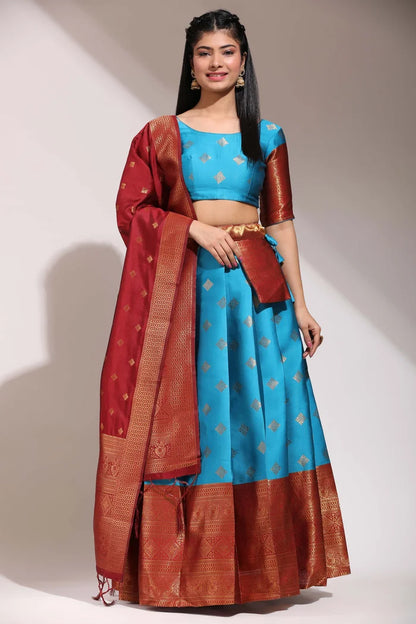 South Indian Festival Traditional Half Saree (VedPattu)