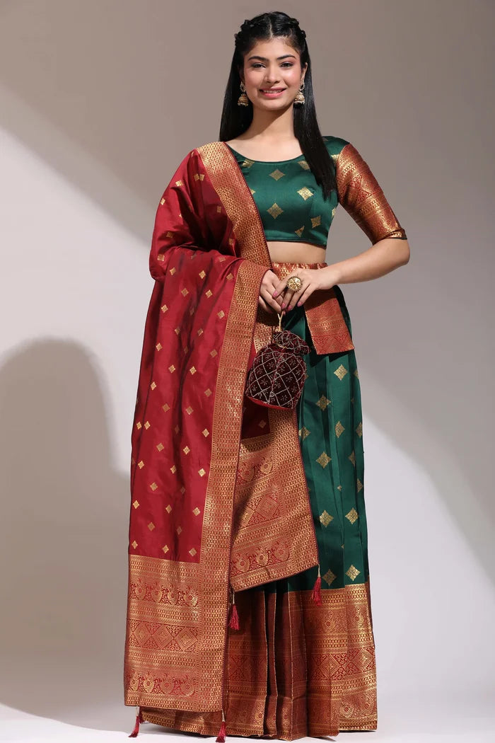 South Indian Festival Traditional Half Saree (VedPattu)
